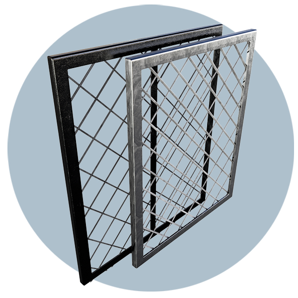 Решетки металлические