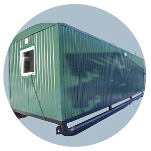 Вагон-дом сауна с душем 8000х2500 мм