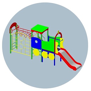 Игровой комплекс ИК-35 Паровозик 2